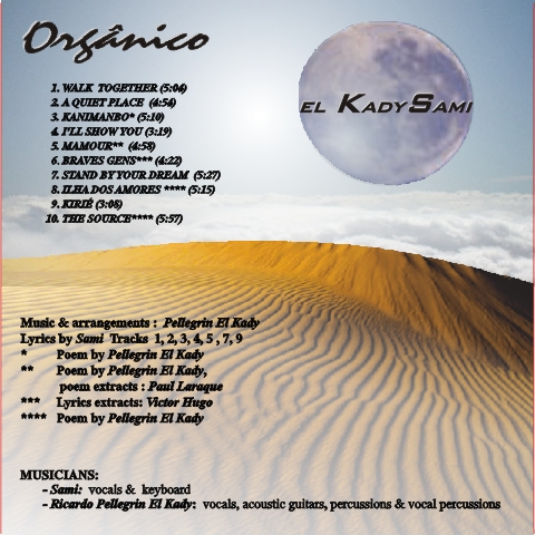 Orfeus Records, El KadiSami, Organico CD back, 2007